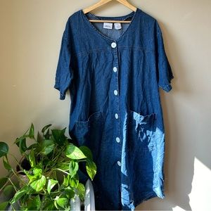 Vintage Fall Denim Dress